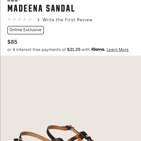 New UGG Madena sandal with box - Picture 2 of 2